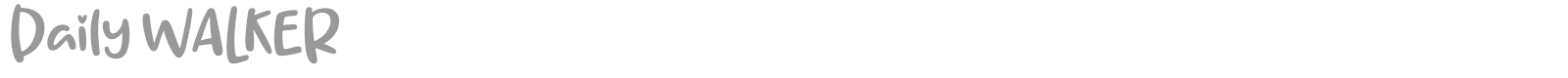 Daily Walker font preview